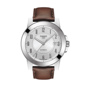 Tissot Gentleman Swissmatic T098.407.16.032.00 - cinturino marrone - cassa acciaio - quadrante argento